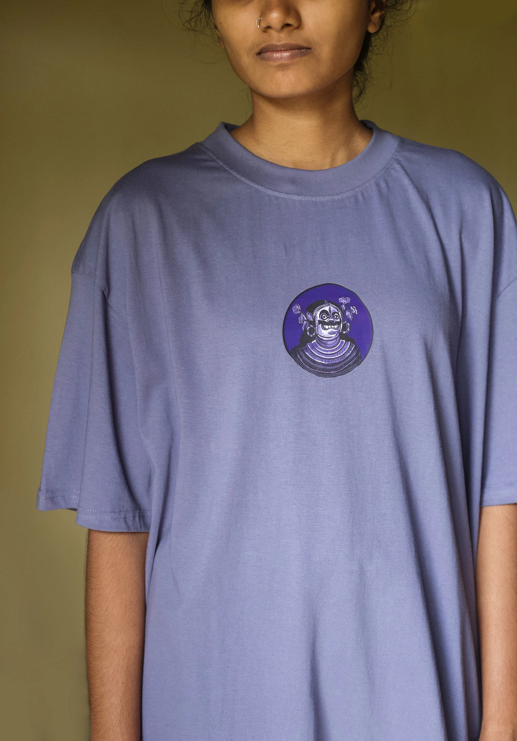 Buy Chhau Totem Oversized  Drop-Shoulder T-Shirt