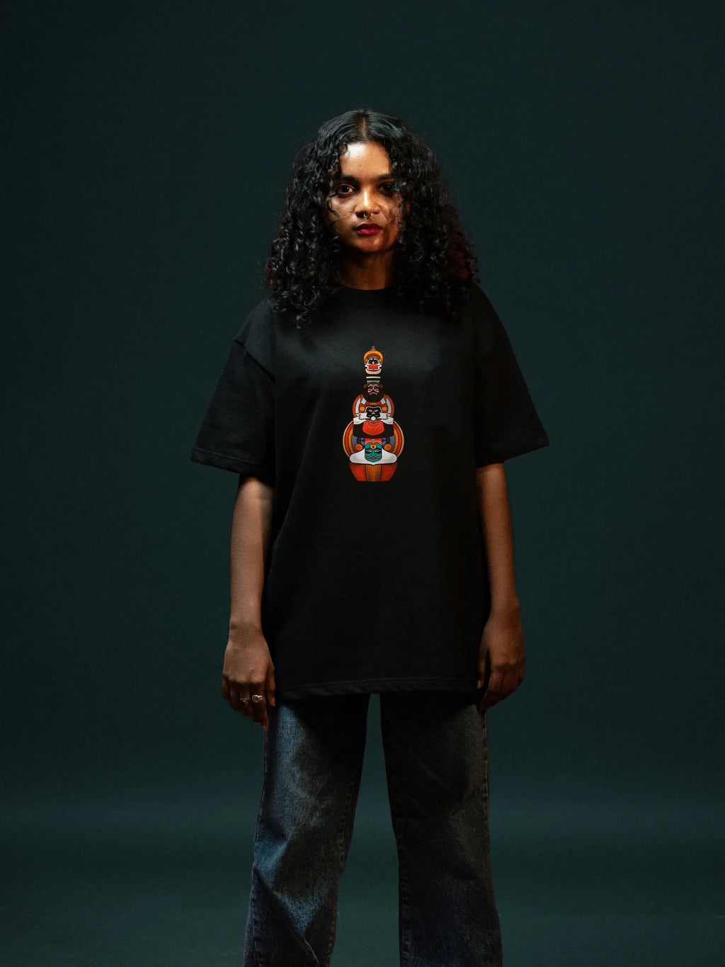 KATHAKALI (Boxy Fit T-Shirt) (