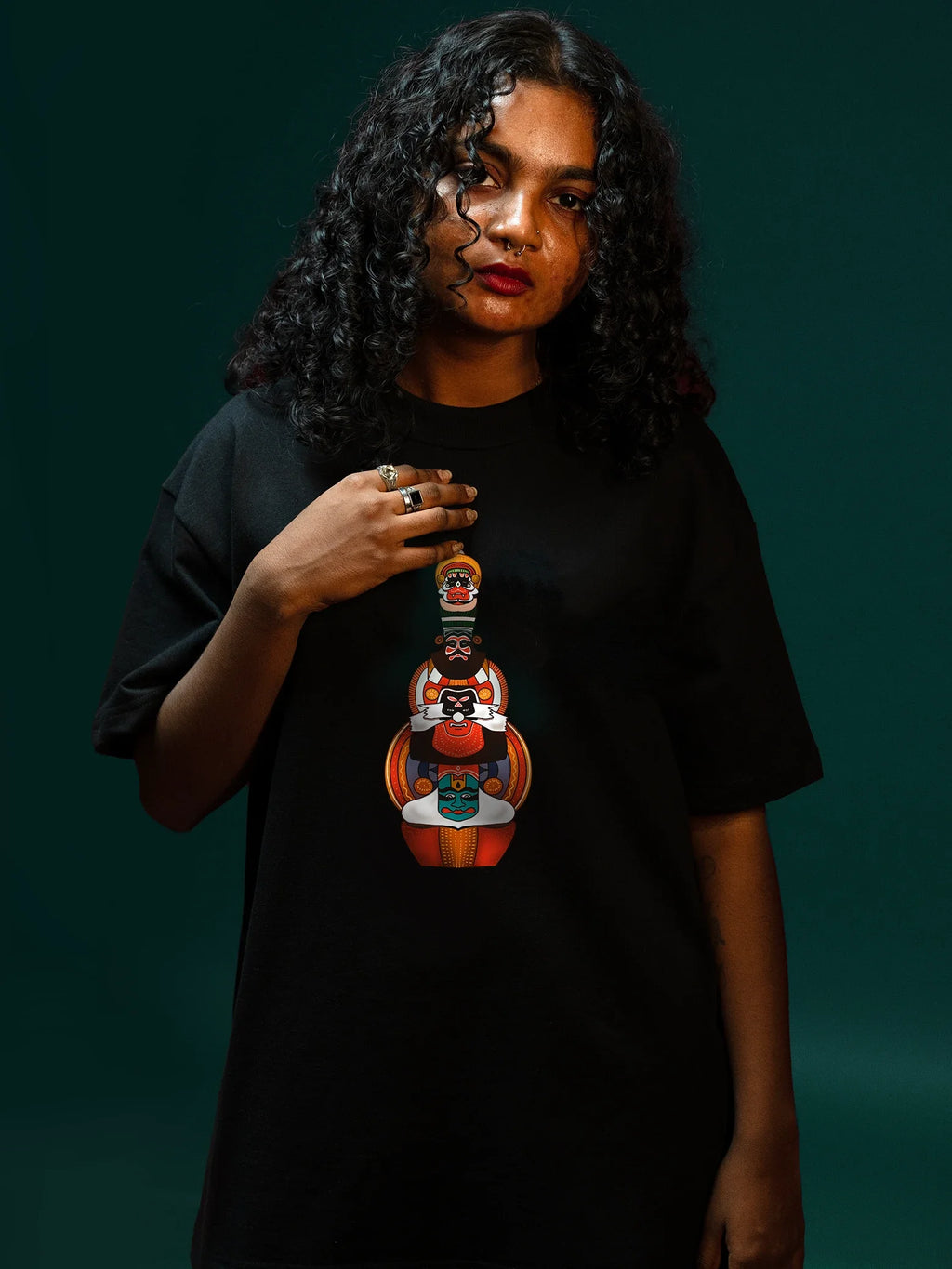 KATHAKALI (Boxy Fit T-Shirt) (