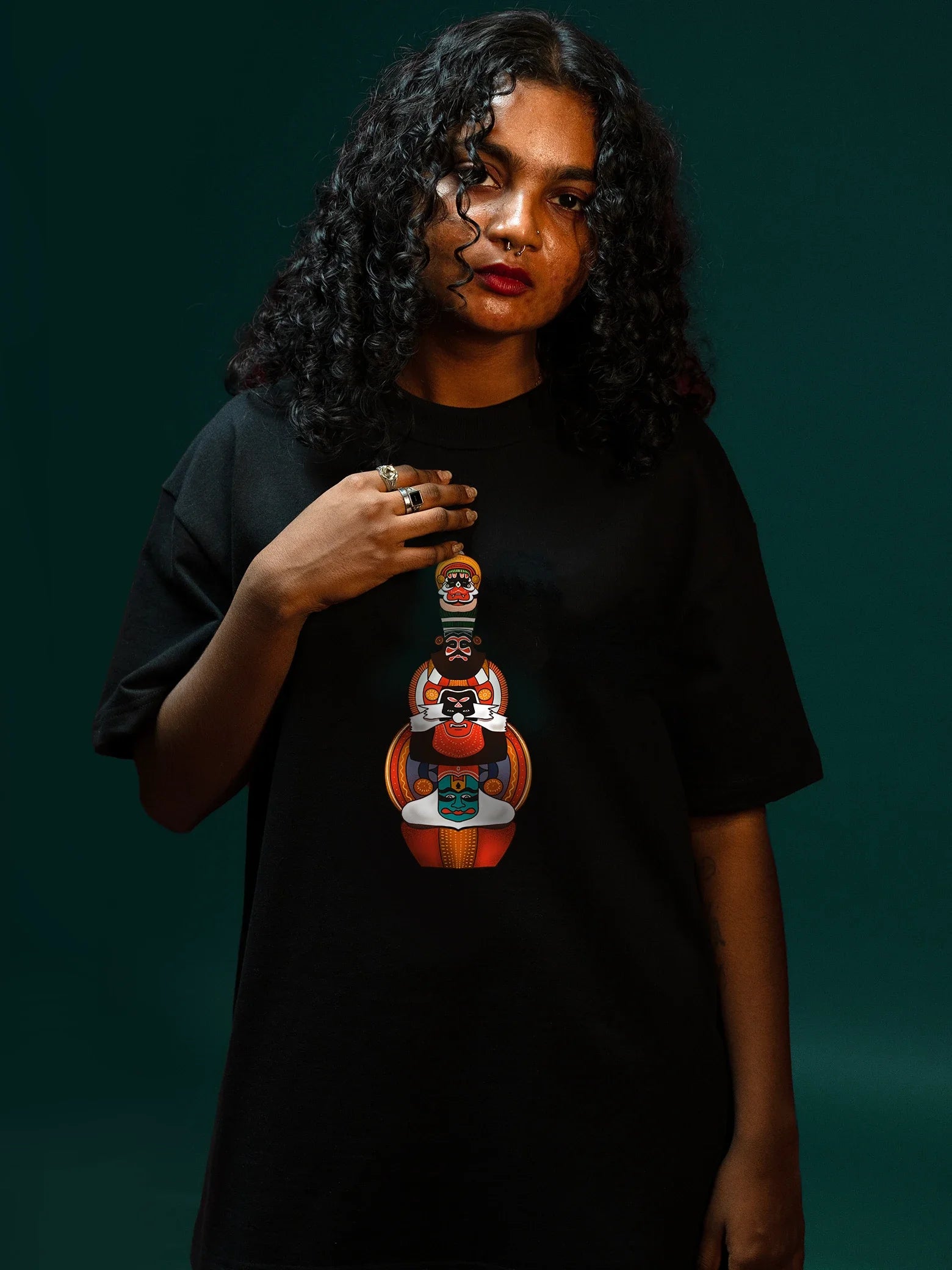 KATHAKALI (Boxy Fit T-Shirt) (