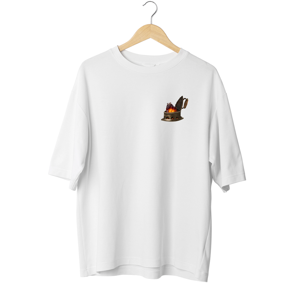 Buy Iron heart Oversized  Drop-Shoulder T-Shirt