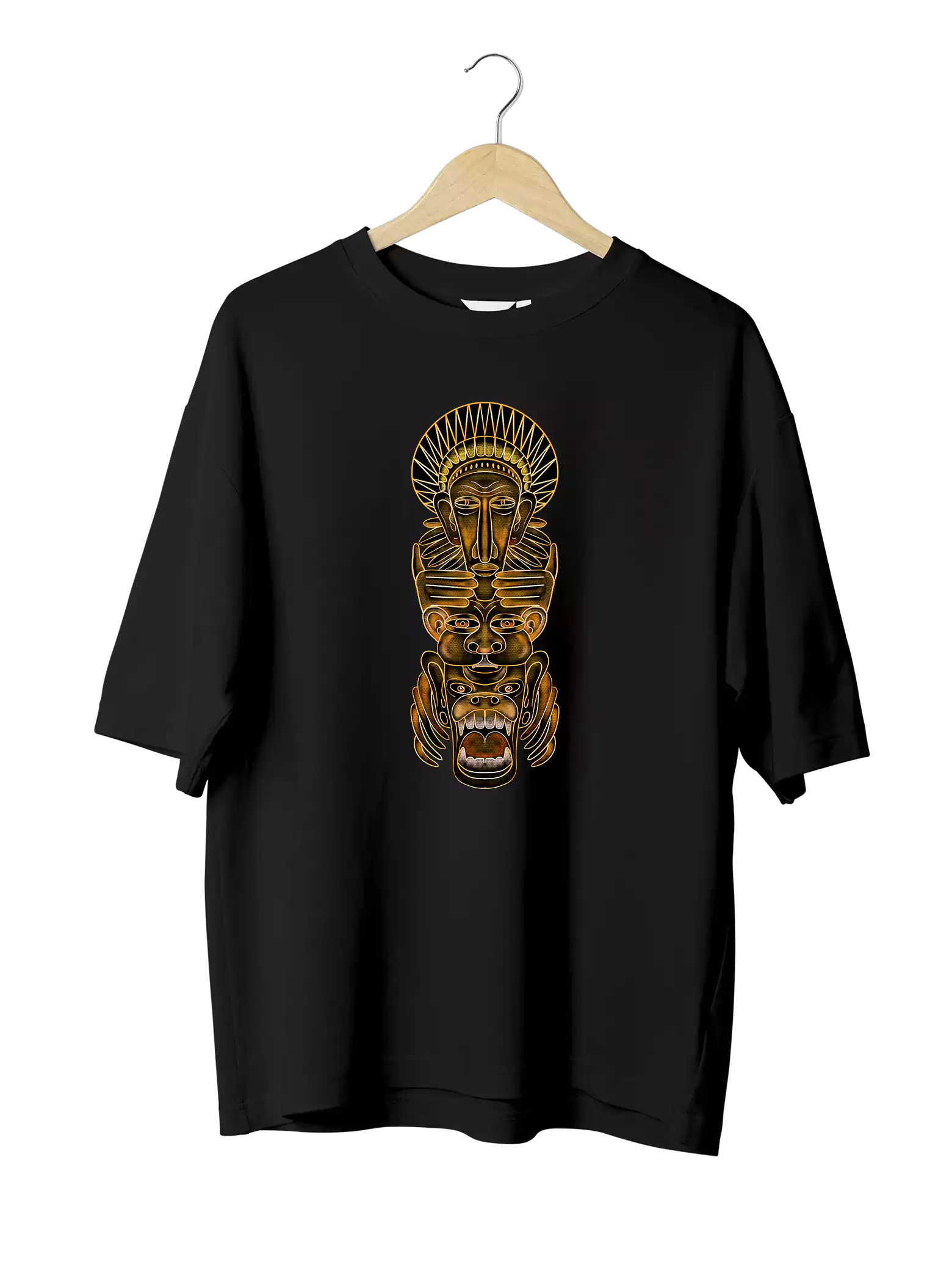 Buy Monkey Tribe Oversized  Drop-Shoulder T-Shirt