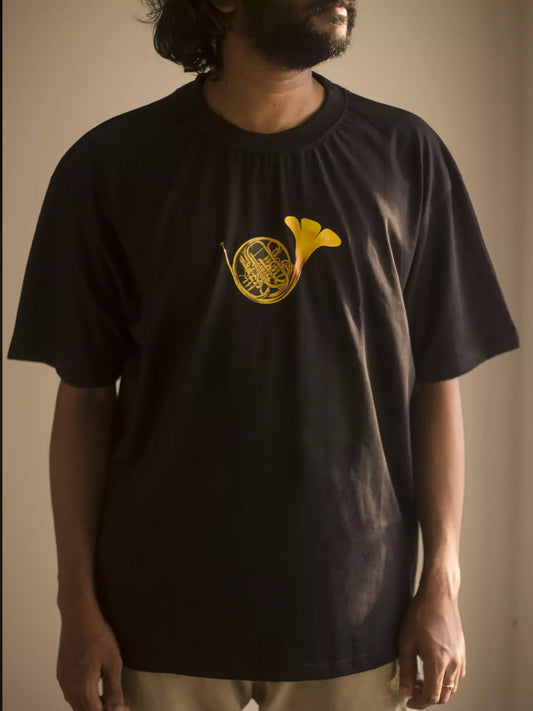 Buy Golden Trumpet Oversized  Drop-Shoulder T-Shirt