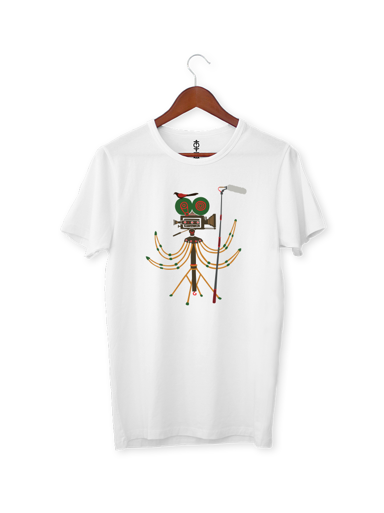 printed t shirt white Padappan