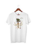 Load image into Gallery viewer, printed t shirt white Padappan

