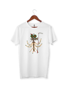 printed t shirt white Padappan