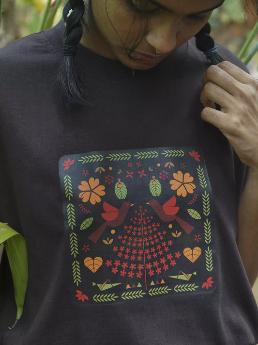 Buy Pagoda Oversized Drop-Shoulder T-Shirt Online In India