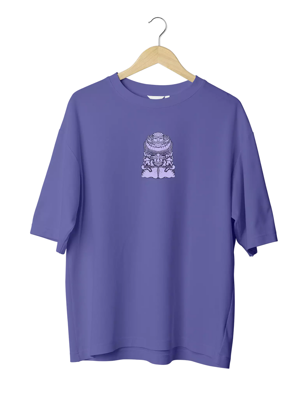 Buy  Squirrel Totem Oversized  Drop-Shoulder T-Shirt